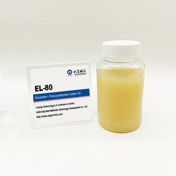 Emulsifier EL-60 Cremophor EL-80 Surfactant Raw Materials Polyoxyl Hydrogenated Castor Oil