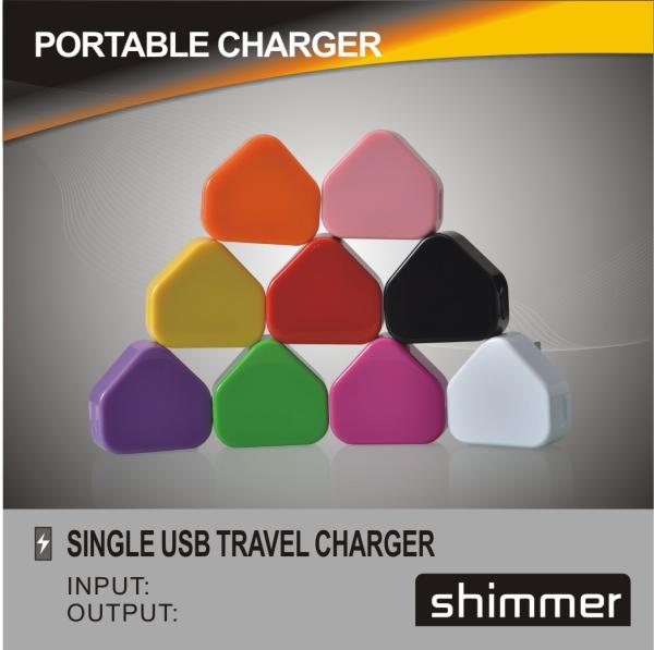 5V 1A UK Ipad charger/iphone chargerUSB adapter/caricabatterie/caricabatterie portatile