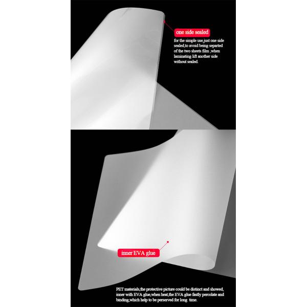 A4 Transparent Pet 100mic 125mic Thermal Lamination Film