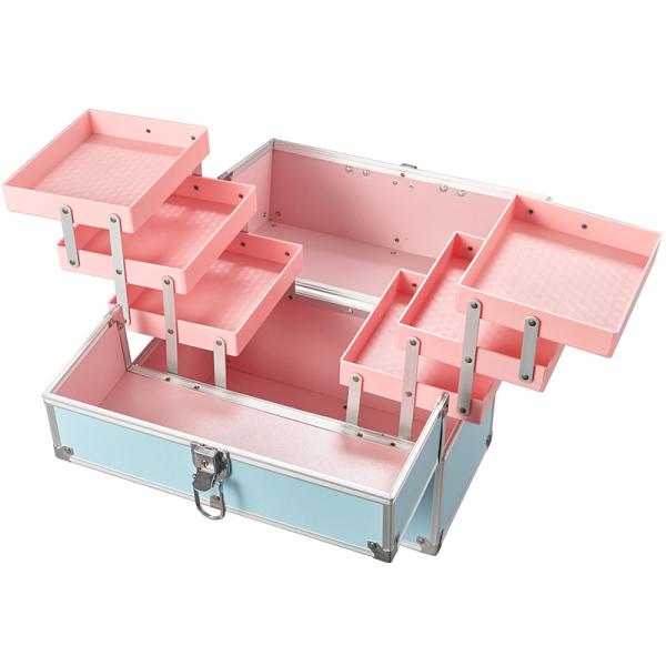 Professional aluminum makeup beauty case