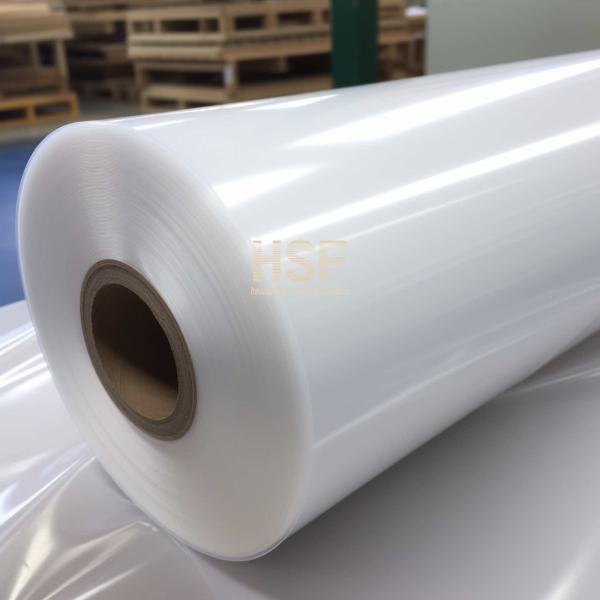 Resistente a arranhões Industrial PE Película de proteção auto-aderente Luminosa Durável 50 Microns Especificações gerais 1500 mm Largura