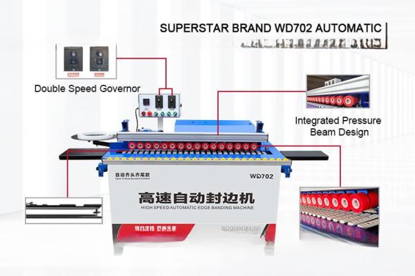7m/Min Panel Furniture Solution Automatic Wood Manual Edge Banding Machine