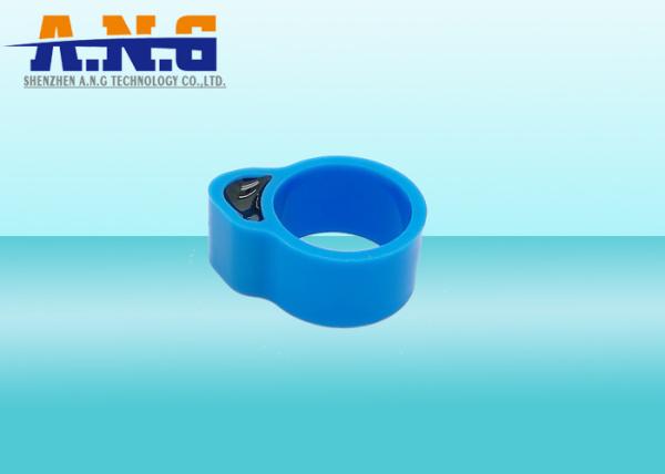 Diameter 17.5mm Ring Band Passive Rfid Tags For Tracking Chicken Duck Goose