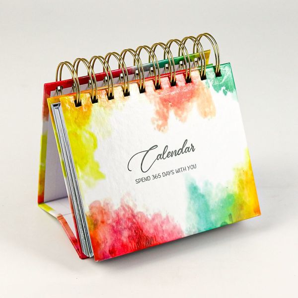 2026 Custom 365 Day Planner Cheap Promotional Printing Business Calendar Table Calendar Cheap Desk Calendar