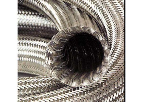 304 Monofilament Stainless Steel Braided Sleeving Tensile Resistant