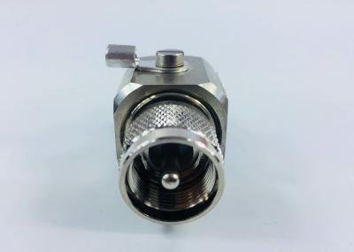 Signal Antenna Lightning Arrester , 500V 10KA N Interface Cable Tv Surge Protector