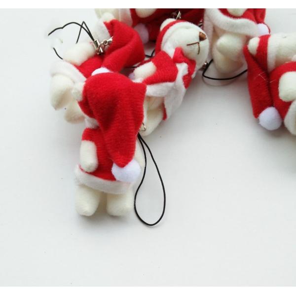 Mini Osito de Muñecas de Navidad 6cm Plush juguete Teddy Bear muñeco colgante con 6 * 3 * 2cm Tamaño