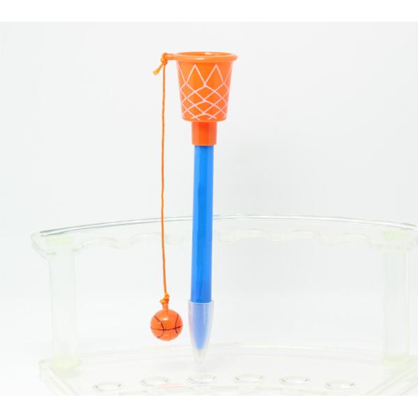 Office School Pen with Unique Customized Logo Basketball Shape Topper Stationery