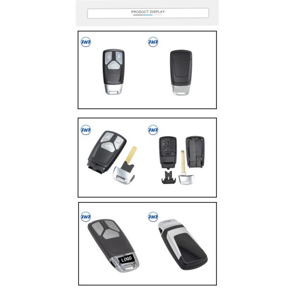 Black Key Shell Case For Audi A4 A5 S4 Q7 2017 Fit For 4M0959754