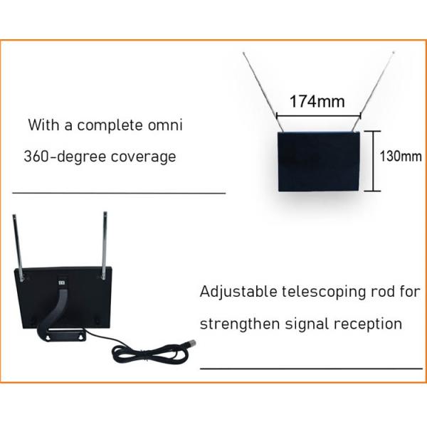 Антенна ТВ Hd высокого увеличения FCC 25dBi CE плоская/усиленная крытая антенна Hdtv
