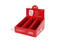 Mini boîtes au détail de présentoirs de carton de table avec la base de poumon de coeur