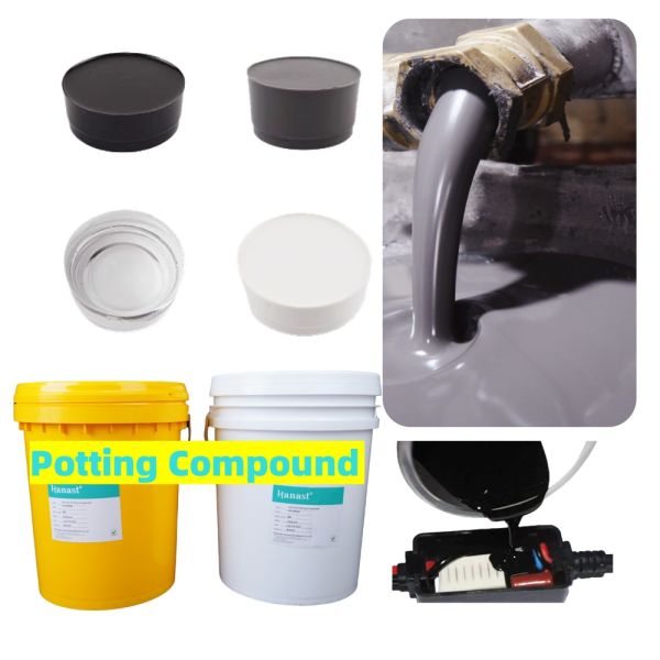 Flexible Potting Compound 1:1 Silicone Potting Material For PCB EV Battery Power Module Electronic Potting Gel