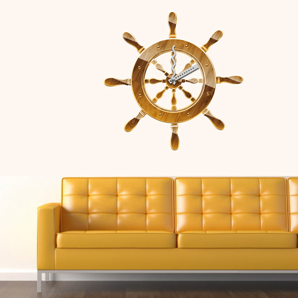 Non - Toxic Personalized Wall Removable Sticker Clocks for Home Decoration 25A009