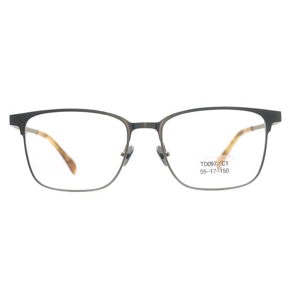 TD097 Square Eye Shape Choose Titanium Frame for Superior Performance
