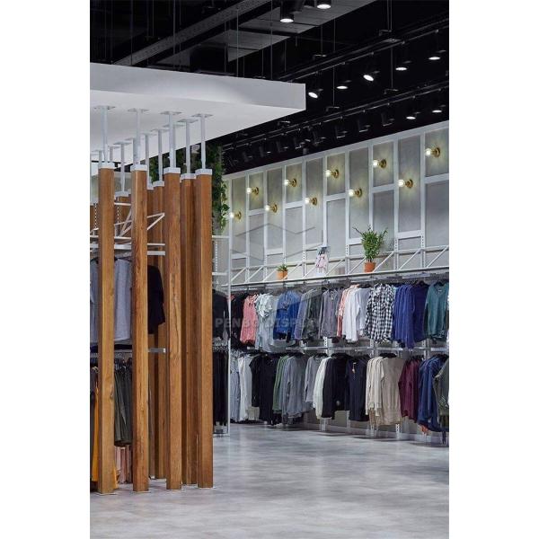 3mm Thick Boutique Female Clothing Shop Display Furniture 8mm Tempered Glass