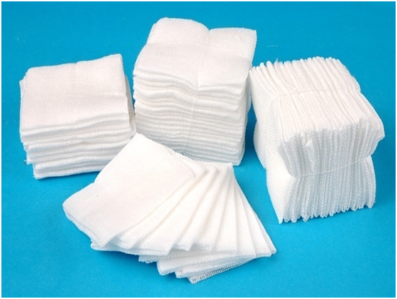 Disposable Absorbent Medical Dressing Gauze X Ray Detectable Cotton Gauze
