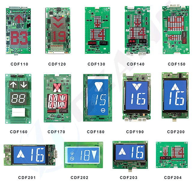 Параллельный дисплей LCD этапа DC 24V 7 СОКРАЩАЕТ индикатор табло лифта ПОЛИСМЕНА