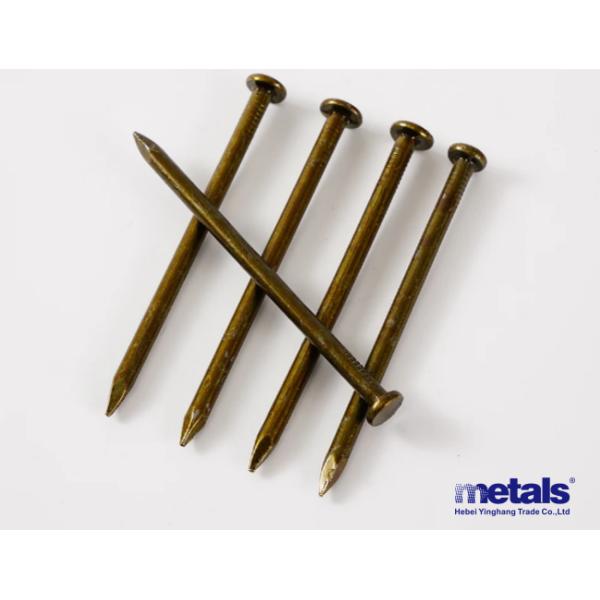 Закаленная сталь, прочная проволока, гвозди, прямая канавка