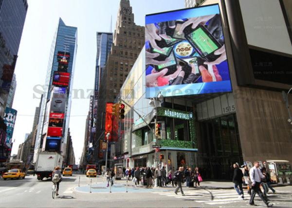 Full Color Outdoor SMD Led Screens High Definition P8 7000cd/sqm Brightness