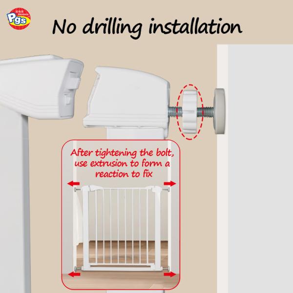 Lockable Baby Gate Stairs Guard Barrier Protective Safety Fence Kids Safety Protection Supplies