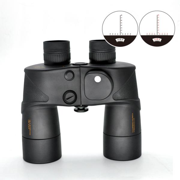 7x50Rangefinder  Wide Angle Binoculars Telescopio With Compass Hunting