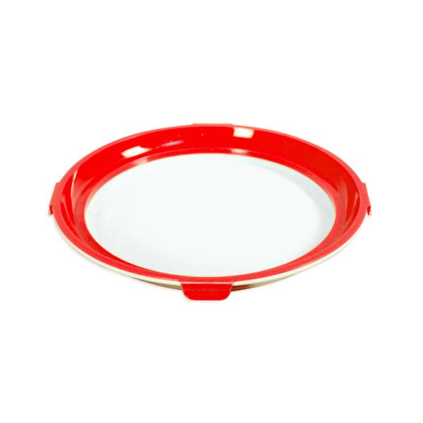 Круглые многоразовые Stackable подносы BPA еды свободные с эластичной крышкой