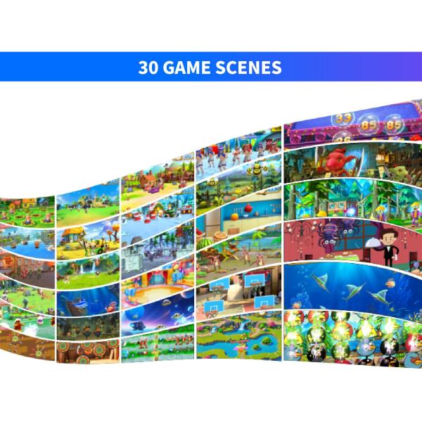 3D Interactive Wall Projection Game Laser Projector Games On Wall