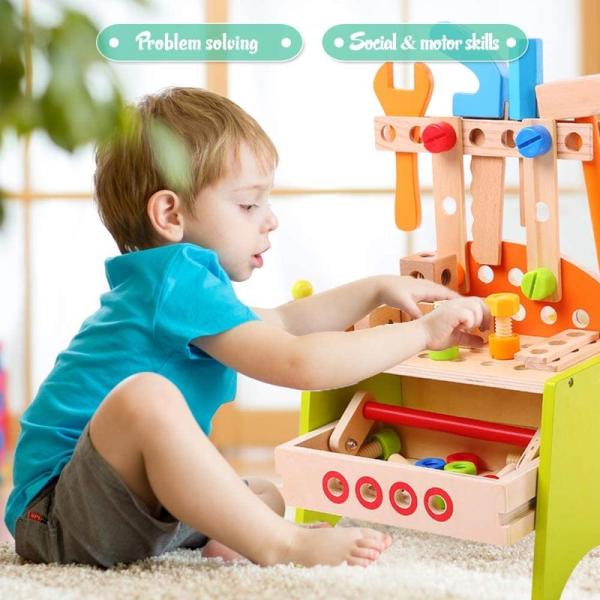 Деревянная игрушка головоломки DIY симуляции дома игры взаимодействия ребенка родителя