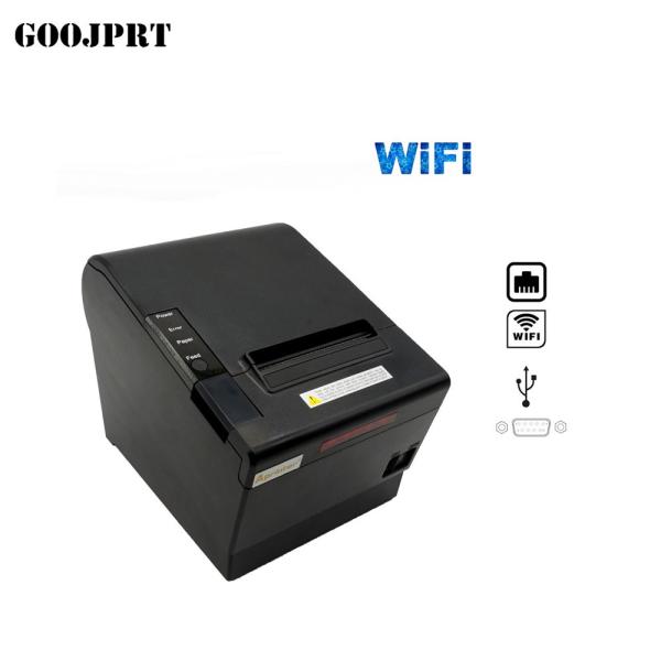 POS printer High quality 200mm/s 80mm thermal printer Kitchen printer Auto Cutter printer with USB+Serial / Lan /bluetoo