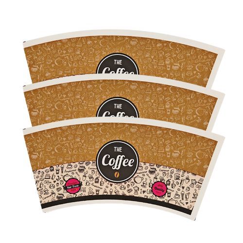 Factory Direct Supply Wholesale Printing Paper Cup Fan For Hot Cold Drinks