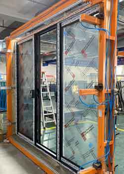 AS2047 Certified AS150 Series Aluminum Sliding Door with 6063-T5 Alloy Frame and Double-Layer Tempered Glass