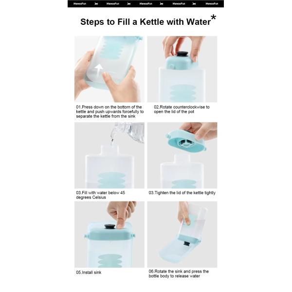 580ML Dog Travel Water Bottle Portable Pet Drinking Water Bottles OEM