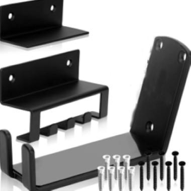 Bike Pedal Hanger Wall Mount Heavy Duty Horizontal Rack for Garage Holds Up to 90 lbs