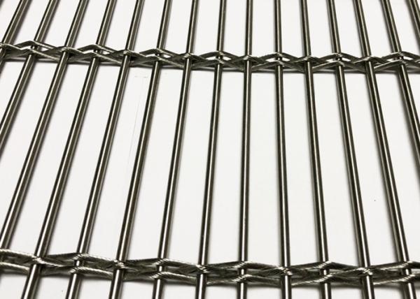 9.5mm frisou a malha arquitetónica de aço inoxidável de Mesh Plain Woven Wire Cable