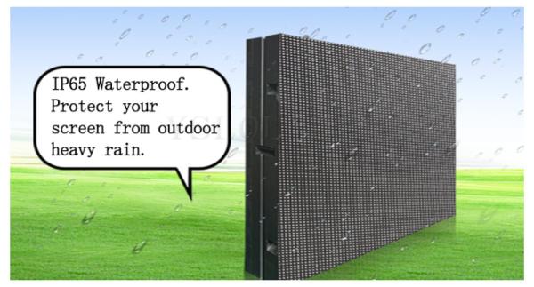 Fixed Outdoor Digital Advertising Display , P6 Led Panel Outdoor 6000cd/m2 Brightness