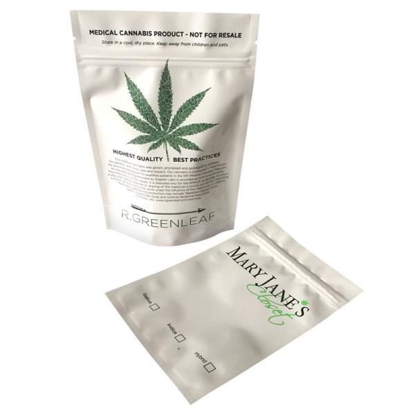 Hot sale smell proof bag smoking weed package bags stand up zip plastic pouches for Cigar packing