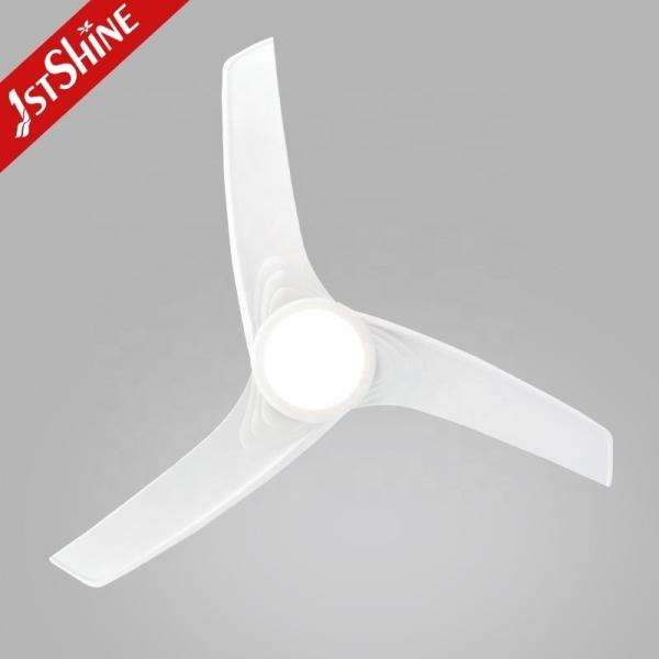 Home Office Ventilador de teto de 52 polegadas com iluminação decorativa LED e interruptor de controle remoto