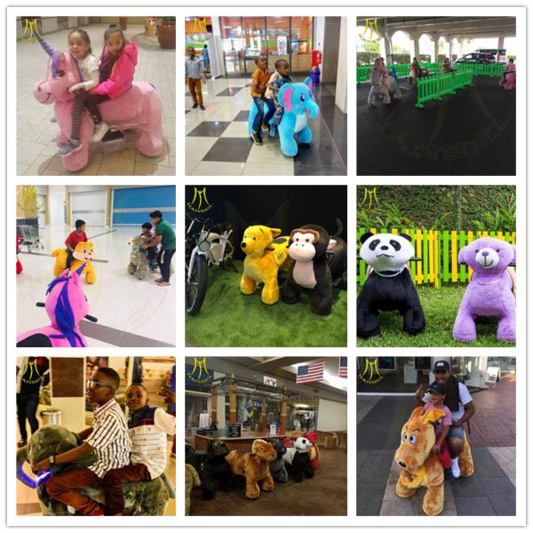 Hansel kids amusement park rides electric riding horse machine for sale