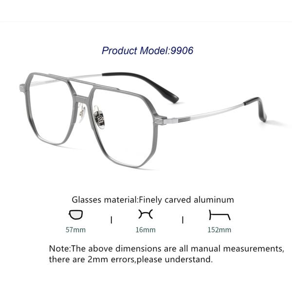 Высококачественный чистый титановый алюминиевый магнитный зажим на очках