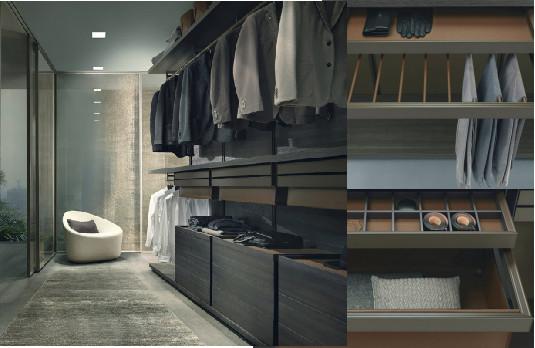Vestuários Scratchproof Grey Bedroom Furniture Wardrobe inodoro E1 do PVC