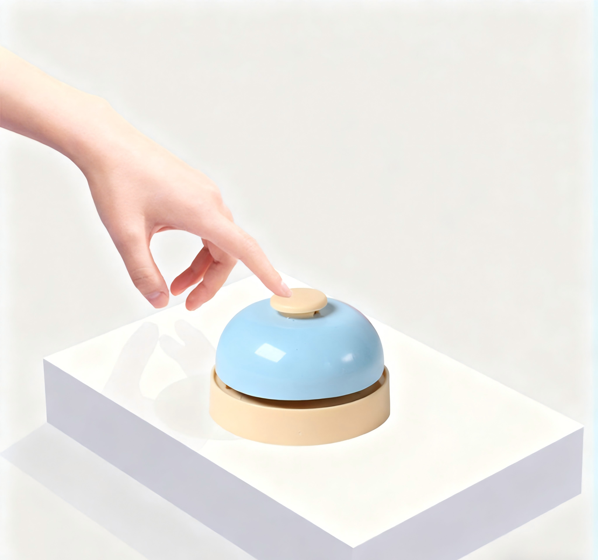 Durable Plastic Pet Bell Interactive Training Multiple Colors