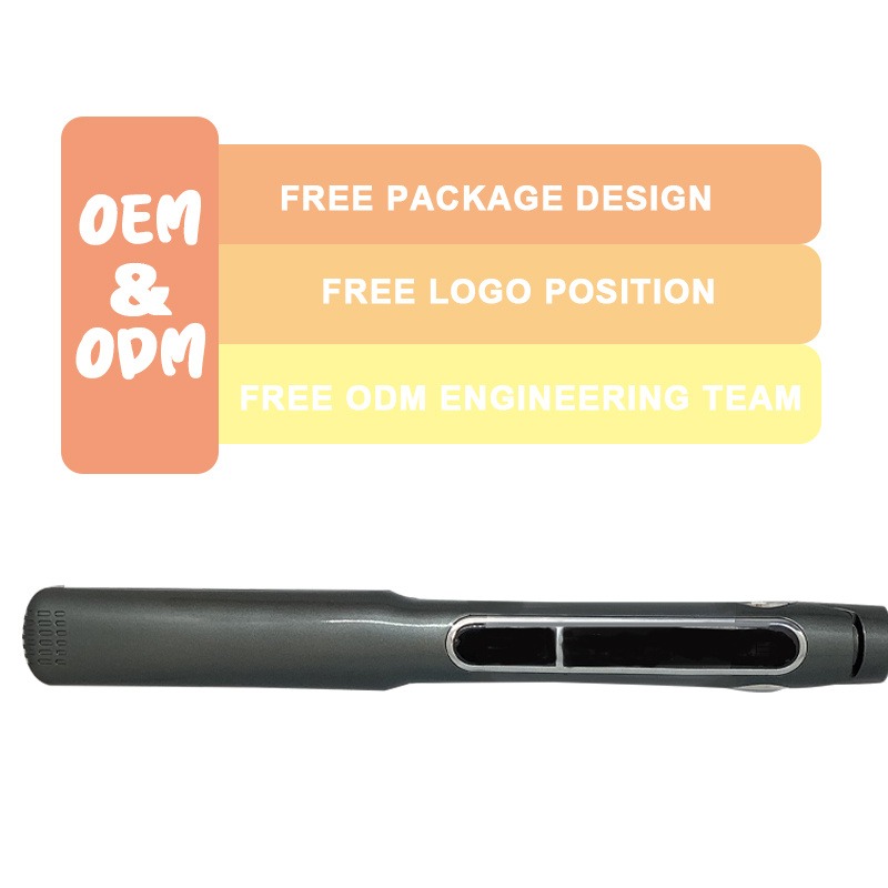 Professional LED Electric Titanium Hair Straightener Hotel Household Use Portable Fast Heating Wholesale Private Label