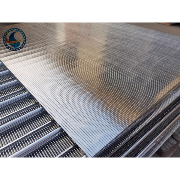 500um Aisi 304 Slot Wedge Wire Screen Panels For Filtration