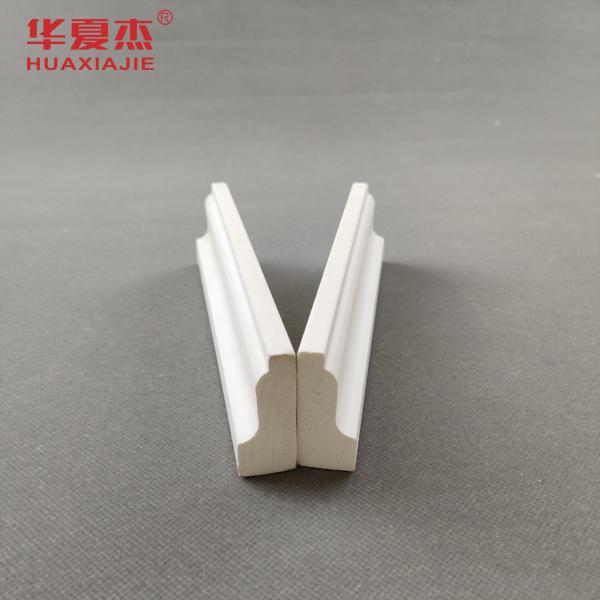 Moldes de telhas branco vinil 12ft decoração PVC moldagem perfil material de construção