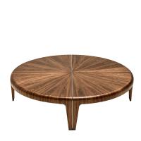 ODM moderno do OEM das mesas de centro do estilo da madeira de círculo de 1100*600*450mm