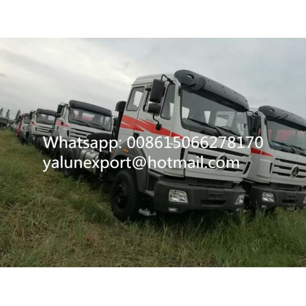 380hp 6x4 tractor truck head Beiben 2638 for bad road condition timber transport