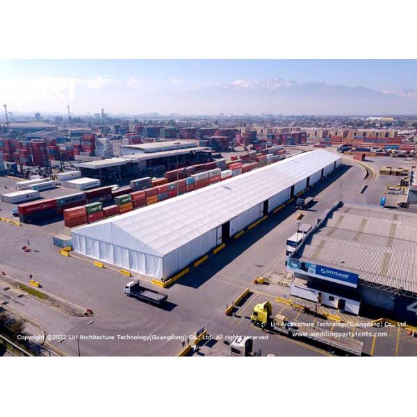 Heavy Duty Aluminum Frame Warehouse Tent Storage Construction 100KM/H Wind Loading