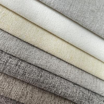 JHWY15 Fade Proof Upholstery Suede Fabric Classic Weave Polyester For Couches Beds