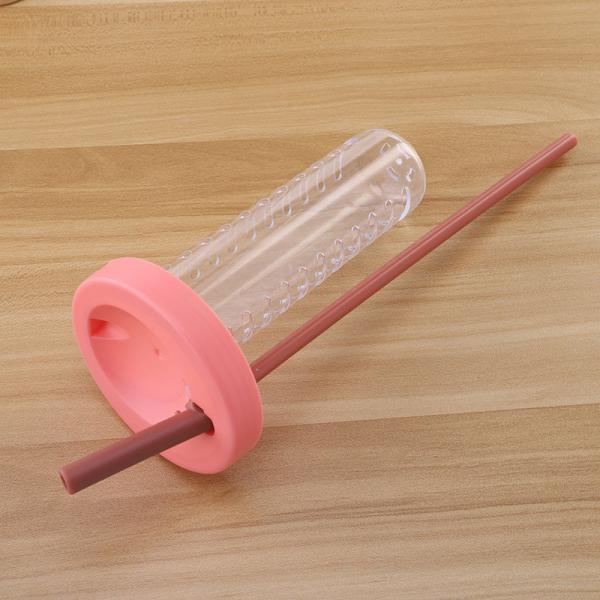 Outdoor Sports Must-Have Food Grade Plastic Water Bottle with Straw Straps and More