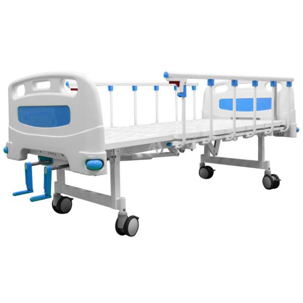 Flat Hospital Beds 2 Function Manual 2 Crank Hospital Bed With Mattress Good Price For Hospital